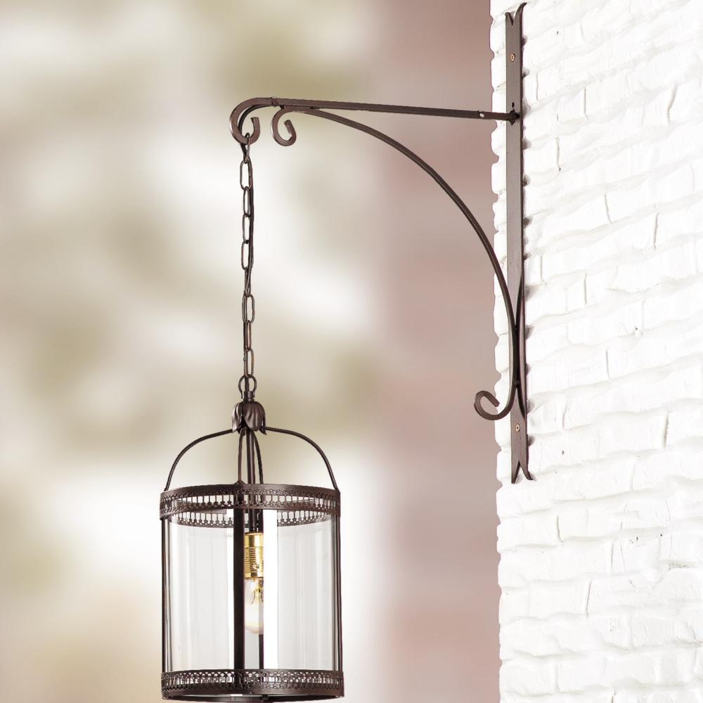 mediteranske kovane zelezo klasicka nastenna lampa zdobena marocka velka vstup rustikalne zelezo cerne sklo retazova nastenna lampa osvetlenie balaton vidiek anglicky cottage styl.jpg